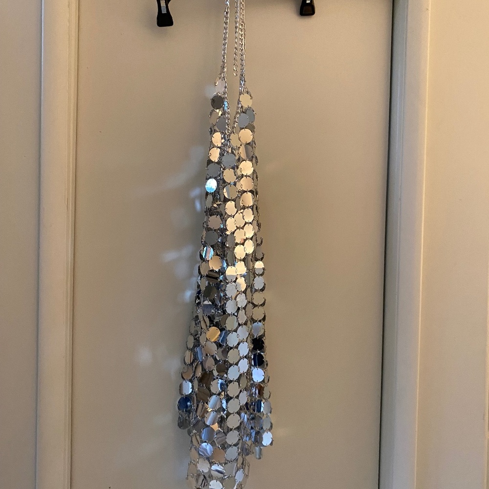 Shop 12th Tribe Round Metal Disc Dress